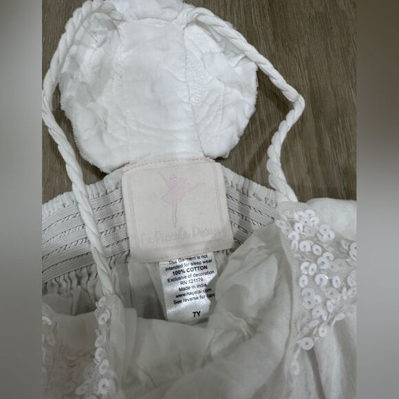 La Piccola Danza White Dress, Girls, Size 7 - Picture 2 of 7
